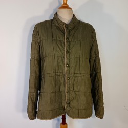 ARMEE FRANCAISE GUERRE D'ALGERIE VESTE TTA MATELASSEE DU 1 er TYPE COUTURES VERTICALES TAILLE 2